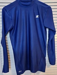 Boys Shirt Starter Royal Blue Dri-Star Base Layer Training Top Long Sleeve MED - Picture 1 of 5