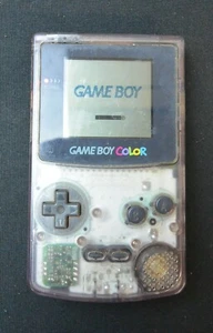 Nintendo Game Boy Color Portatile Originale Trasparente Atomic Viola CGB-001 - TESTATO - Foto 1 di 2