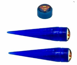 DC Comics Superman Magnetic Fake Plug Earrings - Picture 1 of 1