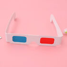  10 Pcs Shutter 3d Movie Glasses Red Frame Eye Wear Universal Paper-framed