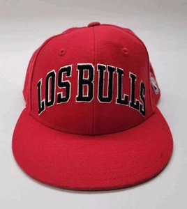 Los Bulls Chicago Bulls Adidas Snapback Red And Black NBA Basketball Cap - Picture 1 of 10