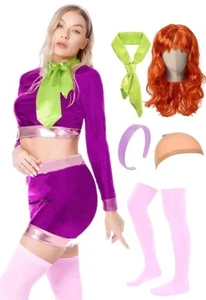 Complete Halloween Or Cosplay Costumes for Women - Daphne, Scooby-Doo - Medium - Picture 1 of 6