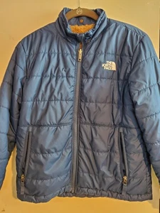 The North Face Jacket Boys Large 12 Blue, Fleece Reversible Mix n Match Inner - Picture 1 of 20