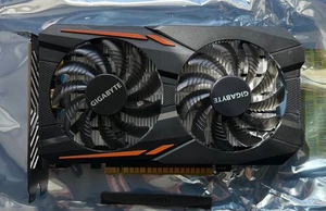 Gigabyte Nvidia GTX 1050Ti WF2 OC 4GB GDDR5 PCI-E Graphics Card- Black - Picture 1 of 3