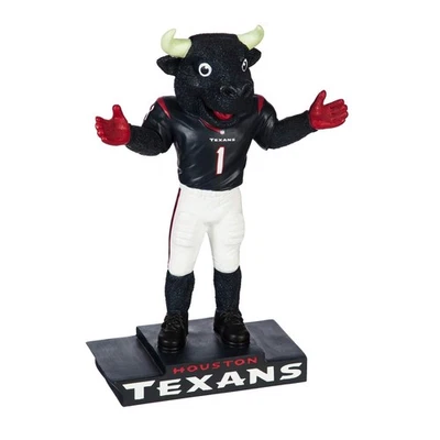 Team Sports America NFL Houston Texans Divertida Colorida Mascota Estatua 12 Pulgadas de Alto Foto 1 de 4