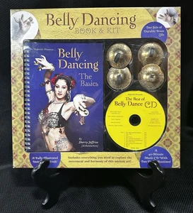 Nefertiti Kit de Libro y CD de Danza del Vientre Incluye 2 Juegos de Zills ¡Nuevo! - Imagen 1 de 9