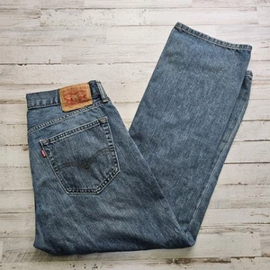Levi's 559 Jeans Erwachsene 33 x 30 blau Denim Relaxed Fit Red Tab gerades Bein Komfort - Bild 1 von 10