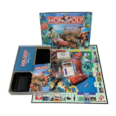 Monopoly Disney Edición Pixar Juego Completo 2007 Juego de Mesa Toy Story Cars Nemo Foto 1 de 4