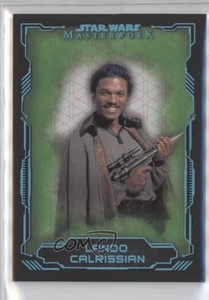 2016 Topps Star Wars Masterwork Green Metallic 6/50 Lando Calrissian #5 k4s - Picture 1 of 3