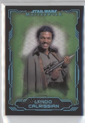 2016 Topps Star Wars Masterwork Green Metallic 6/50 Lando Calrissian #5 k4s - Image 1 of 3