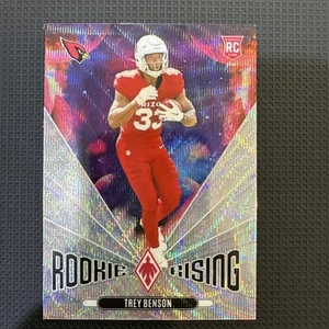 2024 Phoenix TREY BENSON Rookie Rising Silver Wave Prizm Cardinals RC #RR-TBN - Picture 1 of 2