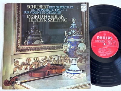 SZERYNG HAEBLER Schubert Violin Sonatinas 1975 ED1 PHILIPS Holland LP NM MINT - Image 1 of 3