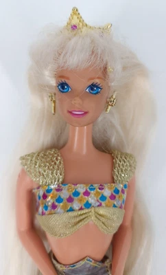 Jewel Hair Mermaid Barbie Puppe Bikini Krone 1995 Mattel Vintage Meerjungfrau - Bild 1 von 4