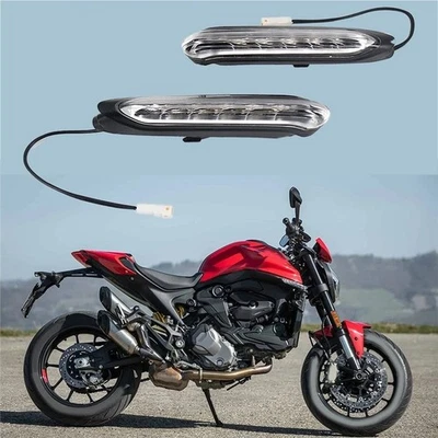 For Ducati Monster 937 950 2021-2023 LED Turn Signal Light Side Indicator Lamp - Image 1 of 4