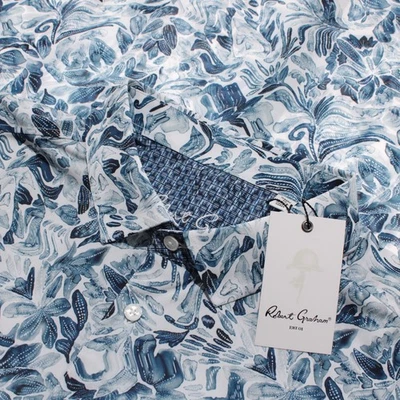 Robert Graham NWT Occasio Casual Button Down Shirt Size 2XL Classic Blue / White - Image 1 of 4
