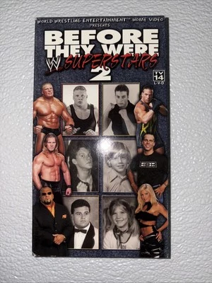 WWE - Before They Were Superstars 2 (VHS, 2003) WWF Lesnar, Jericho, Taz, HBK - Image 1 of 4