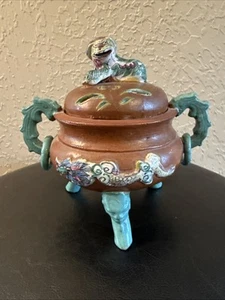 Vintage chinesische handgefertigte Räuchergefäß - Bild 1 von 10