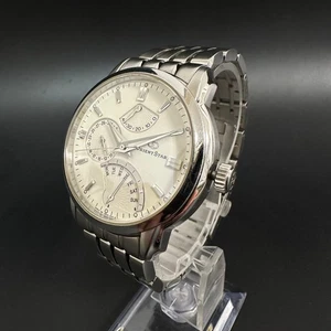 Orient Star WZ0061DE Retrogrado Quadrante Bianco Automatico - Foto 1 di 12