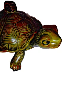 Vintage Ceramic Turtle Trinket Box Candy Dish  - Picture 1 of 12