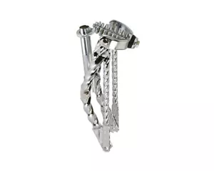 Chrome SQUARE Twisted Bicycle Springer Fork for 12" Cruiser Lowrider Bikes - Picture 1 of 1