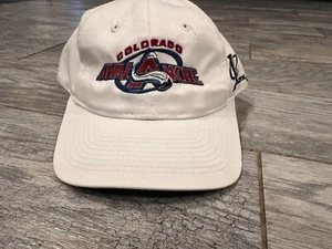 Colorado Avalanche NHL Baseball Cap Hat OSFA Snapback Logo Athletic Vintage 90s - Picture 1 of 9