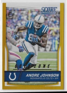 2016 Score Gold Zone Andre Johnson 78/99 Indianapolis Colts #142 - Picture 1 of 2
