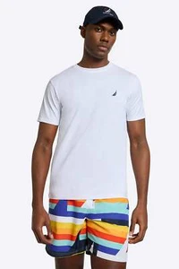 Nautica Mens T-Shirt Claudio Tee White - Picture 1 of 9