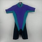 Gladiator Youth Size 8 Wet Suit Shorty Black Purple - Neoprene - Surfing
