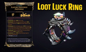 ANILLO MODDED Loot Luck ⭐️ Tiny Tina's Wonderlands (Playstation | Xbox | PC) - Imagen 1 de 3
