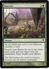 Harrow *Common* Magic MtG x1 Zendikar SP