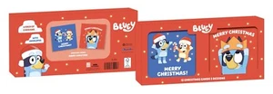 Christmas Card Multipack, Bluey Christmas Cards, 12 Cards with 2 Designs - Picture 1 of 9