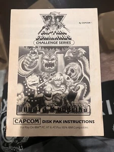 Captain Commando Challenge Series Capcom Commodore Atari Manual Only PC - Picture 1 of 3