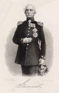 1890 ALEMANIA PRÍNCIPE PRUSIANO MARISCAL DE CAMPO en UNIFORME Retrato Original TUMBA 1 - Imagen 1 de 3