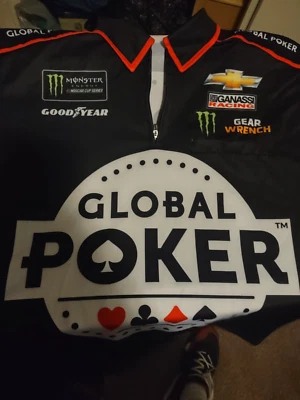 Camisa Kurt Busch Ganassi Racing Llave de Equipo Emitida Grande Pit Crew NASCAR Foto 1 de 2