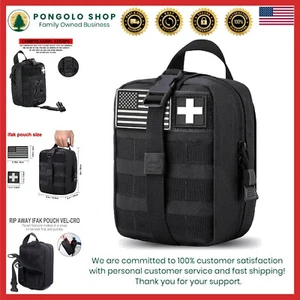 Molle First Aid Pouch Medical Emergency Bag Tactical Rip-Away Compact - Picture 1 of 11