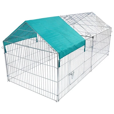 Freigehege Kaninchen Hasenkäfig Kaninchenkäfig Kaninchenstall Freilauf Gehege - Bild 1 von 4