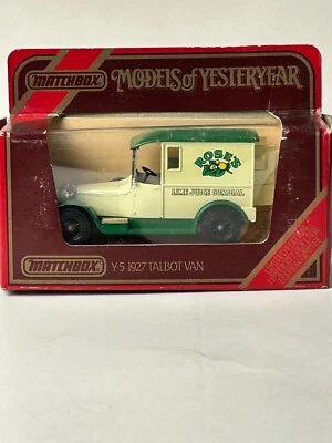 Matchbox Models of Yesteryear Y-5 1927 Talbot Van, Rose's with Original Box - Image 1 of 4
