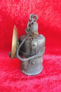 alte Grubenlampe , Bergbau , sehr alt , original - Bild 1 von 5