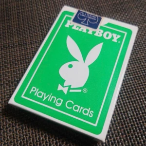 Playboy Bicicleta Jugar Cartas Conejito Verde Raro Baraja De Colección Impresa por USPCC - Imagen 1 de 3