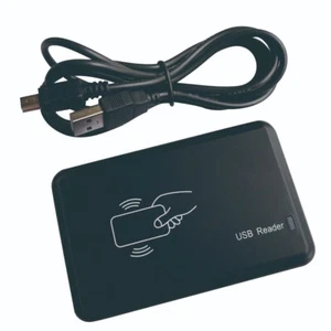 RFID Reader USB 125Khz Proximity Card EM4100 ID TK4100 Smart - Picture 1 of 12