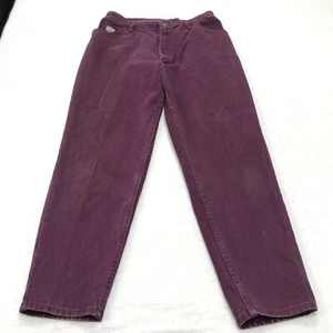 Vintage Wrangler For Her Jeans Damen 16 (30x28,5) lila verblasst Mom Tapered USA - Bild 1 von 17