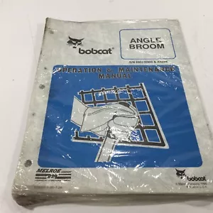 Genuine 1995 Bobcat Angle Broom Operation & Maintenance Manual 6724359 - Picture 1 of 7