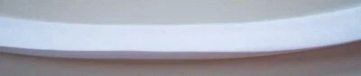 10 Yds. White 1/2" Double Fold Bias Tape Soft Poly/Cotton F-182 - Image 1 of 2