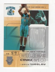 2002-03 Fleer Hot Shots Give and Go Jamal Mashburn & David Wesley Hornets #118 - Bild 1 von 2