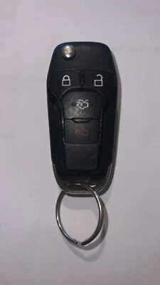 Keyless Entry Remote Flip Key Fob For 2013 2014 2015 2016 Ford Fusion - GENUINE - Image 1 of 4