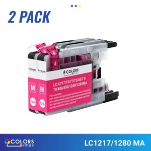 Kompatibel zu Brother LC1217-1280 Tintenpatrone Magenta 19ml 2er Pack - Bild 1 von 1