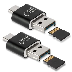 Adaptateur Connecteur De Tarjetas Mémoire MicroSD Para Cellulaire Tipo C Android iPhone - Photo 1/7