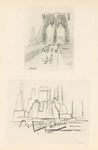 John Marin CM Brooklyn Brücke' - Picture 1 of 2