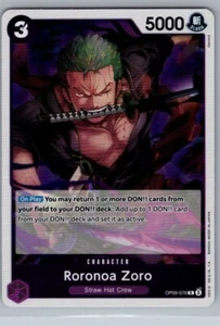 Roronoa Zoro OP09-076 Foil Emperors in the New World One Piece CCG - Picture 1 of 2