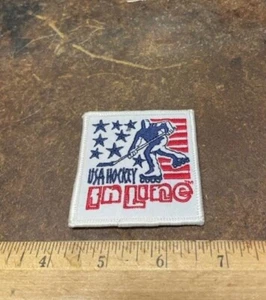 USA Hockey in Line gestickter Aufnäher (NOS) - Bild 1 von 6